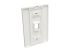 Eaton Tripp Lite Series Single-Gang 1-Port Wall Plate Keystone Cat5/Cat6 USB HDMI Dport RCA - Rug