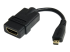 StarTech.com 12 cm High-speed HDMI-adapterkabel - Rechte hoek