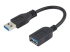 StarTech.com USB 3.0  A naar A verlengkabel mannelijk / vrouwelijk - Rechte hoek