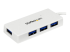 Startech Draagbare 4-poorts SuperSpeed USB 3.0 hub - Rechte hoek