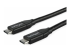 StarTech.com 1m USB-C naar USB-C kabel met 5A/100W Power Delivery - Close-up