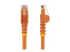 StarTech.com 15ft CAT6 Ethernet Cable, 10 Gigabit Snagless RJ45 650MHz 100W PoE Patch Cord, CAT 6 10GbE UTP Network Cable w/Strain Relief, Orange, Wiring is UL Certified/TIA - Voorkant