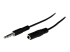 StarTech.com 2 m slanke 3,5 mm stereo-audioverlengkabel - Rechte hoek