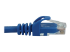 Eaton Tripp Lite Series Cat6a 10G Snagless Molded UTP Ethernet Cable (RJ45 M/M), PoE, Blue, 10 ft. (3.1 m) - Close-up