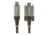 StarTech 50cm Vergrendelbare USB-C Kabel met Zijschroef, 10Gbps, USB 3.1/3.2 Gen2 Type-C Kabel, 100W (5A) Power Delivery Charging, DP Alt Mode, Dual Screw Lock, USB-C Charge/Sync (USB31CCSLKV50CM) - Voorkant