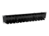 StarTech.com 2U 19" horizontaal kabelmanagement paneel / kabelgoot met horizontale en verticale kabelgeleiders en D-ringhaak kabelhouders - Rug