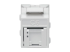 Eaton Tripp Lite Series Cat6/Cat5e Toolless Keystone Jack RJ45 Shuttered, Dust Cap PoE/PoE+ Compliant, White, TAA - Voorkant