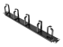 StarTech.com 1U 19" metalen rackmount kabelmanagement paneel - Rechte hoek