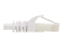 Eaton Tripp Lite Series Safe-IT Cat6a 10G Snagless Antibacterial UTP Ethernet Cable (RJ45 M/M), PoE, White, 10 ft. (3.05 m) - Close-up