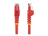 StarTech.com 35ft CAT6 Ethernet Cable, 10 Gigabit Snagless RJ45 650MHz 100W PoE Patch Cord, CAT 6 10GbE UTP Network Cable w/Strain Relief, Red, Wiring is UL Certified/TIA - Voorkant