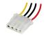 StarTech.com 30 cm Molex LP4-voedingsverlengkabel - Rechte hoek