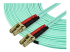 StarTech.com 15m LC/UPC naar LC/UPC OM3 Multimode Glasvezel Netwerkkabel - Close-up