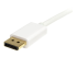 StarTech.com 1 m witte Mini DisplayPort-naar-DisplayPort 1.2 adapterkabel M/M - Close-up