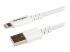 StarTech.com 3 m lange witte Apple 8-polige Lightning-connector-naar-USB-kabel voor iPhone / iPod / iPad - Linkerhoek