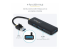 StarTech.com 4-Port USB-A Hub, 5Gbps, Bus Powered, Small Travel Mini Hub - Rechte hoek