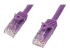 StarTech.com 15ft CAT6 Ethernet Cable, 10 Gigabit Snagless RJ45 650MHz 100W PoE Patch Cord, CAT 6 10GbE UTP Network Cable w/Strain Relief, Purple, Wiring is UL Certified/TIA - Rechte hoek