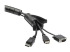 StarTech.com 1,5 m kabelhoes - Linkerhoek