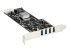 StarTech.com 4-poorts PCI Express (PCIe) SuperSpeed USB 3.0 kaartadapter - Linkerhoek