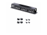 StarTech.com 2U horizontaal rack vingergoot kabelmanagement paneel met afdekking - Rechte hoek