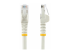 StarTech.com 15ft CAT6 Ethernet Cable, 10 Gigabit Snagless RJ45 650MHz 100W PoE Patch Cord, CAT 6 10GbE UTP Network Cable w/Strain Relief, White, Wiring is UL Certified/TIA - Meerdere hoeken