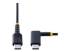 StarTech.com 2m USB-C Oplaadkabel, Haakse USB-C Kabel, 60W PD 3A, Zwart - Voorkant
