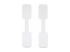 StarTech.com 9cm Kabel Labels, 100 Pack, Wit, Beschrijfbare Kabellabels - Voorkant