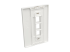 Eaton Tripp Lite Series Single-Gang 3-Port Wall Plate Keystone Cat5/6 USB HDMI Dport RCA - Rug