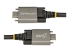 StarTech 50cm Vergrendelbare USB-C Kabel met Zijschroef, 10Gbps, USB 3.1/3.2 Gen2 Type-C Kabel, 100W (5A) Power Delivery Charging, DP Alt Mode, Dual Screw Lock, USB-C Charge/Sync (USB31CCSLKV50CM) - Meerdere hoeken