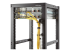 StarTech.com 1U verticale kabel-D-ringhaak voor server racks - Rechte hoek