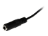 StarTech.com 2 m slanke 3,5 mm stereo-audioverlengkabel - Close-up