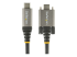 StarTech 50cm Vergrendelbare USB-C Kabel met Zijschroef, 10Gbps, USB 3.1/3.2 Gen2 Type-C Kabel, 100W (5A) Power Delivery Charging, DP Alt Mode, Dual Screw Lock, USB-C Charge/Sync (USB31CCSLKV50CM) - Voorkant
