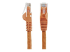 StarTech.com 15ft CAT6 Ethernet Cable, 10 Gigabit Snagless RJ45 650MHz 100W PoE Patch Cord, CAT 6 10GbE UTP Network Cable w/Strain Relief, Orange, Wiring is UL Certified/TIA - Voorkant