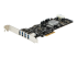 StarTech.com 4-poorts PCI Express (PCIe) SuperSpeed USB 3.0 kaartadapter - Linkerhoek