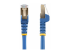 StarTech.com 5m CAT6A Ethernet Cable, 10 Gigabit Shielded Snagless RJ45 100W PoE Patch Cord, CAT 6A 10GbE STP Network Cable w/Strain Relief, Blue, UL Certified Wiring/TIA - Meerdere hoeken