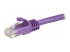 StarTech.com 75ft CAT6 Ethernet Cable, 10 Gigabit Snagless RJ45 650MHz 100W PoE Patch Cord, CAT 6 10GbE UTP Network Cable w/Strain Relief, Purple, Wiring is UL Certified/TIA - Close-up