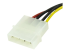 StarTech.com 15 cm 4-pins Molex naar SATA Voedingskabel Adapter - Close-up