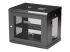 StarTech.com 9U 19" Wandmonteerbaar Netwerk Cabinet, Verstelbare Diepte (16 tot 18cm), 2 Post, Vergrendelbaar & Geventileerde IT Netwerk Switch Rack met Schap/Kooimoeren & Loop Tape (RK9WALM) - Rechte hoek