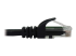 Eaton Tripp Lite Series Cat6a 10G Snagless Molded UTP Ethernet Cable (RJ45 M/M), PoE, Black, 2 ft. (0.6 m) - Close-up