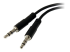 StarTech.com 3,5mm 4-pins naar 2x 3-pins 3,5mm Headset Verloopkabel - Rechte hoek