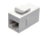 Eaton Tripp Lite Series Straight-Through Modular In-Line Snap-In Coupler - Rechte hoek
