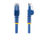 StarTech.com 75ft CAT6 Ethernet Cable, 10 Gigabit Snagless RJ45 650MHz 100W PoE Patch Cord, CAT 6 10GbE UTP Network Cable w/Strain Relief, Blue, Wiring is UL Certified/TIA - Meerdere hoeken