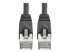 Eaton Tripp Lite Series Cat6a 10G Snagless Shielded STP Ethernet Cable (RJ45 M/M), PoE, Black, 6 ft. (1.83 m) - Close-up