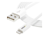 StarTech.com 2 m lange witte Apple 8-polige Lightning-connector-naar-USB-kabel voor iPhone / iPod / iPad - Close-up