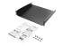 StarTech.com Standaard Universele Plank Serverrack Zwart - Rechte hoek