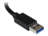 StarTech.com 3-poorts draagbare USB 3.0-hub plus Gigabit Ethernet - Close-up