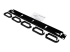 StarTech.com 1U 19" metalen rackmount kabelmanagement paneel - Rug